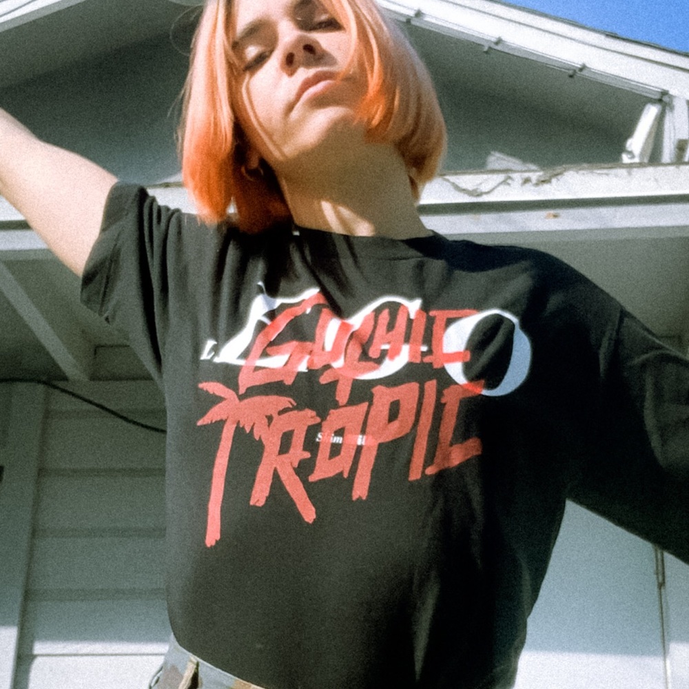 Skim Milk x Gothic Tropic collab unisex tee